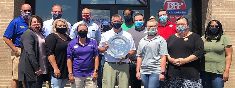 Car-Mart Lot of the Year awarded to Jonesboro, AR; group photo