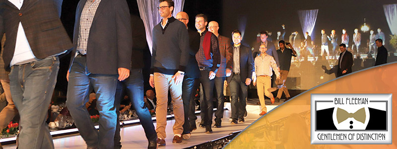 Bill Fleeman Gentlemen of Distinction Runway of Models