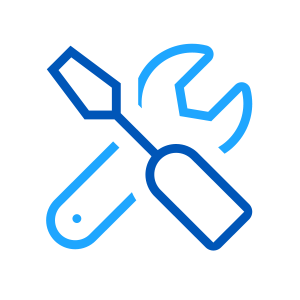 Screwdriver and wrench icon