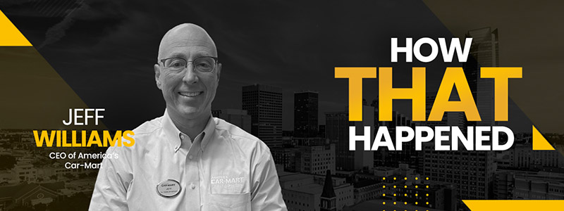 How That Happened Podcast Cover Image Featuring Jeff Williams