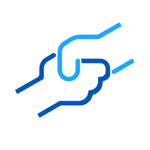 partnership Hand holding and pulling up another hand