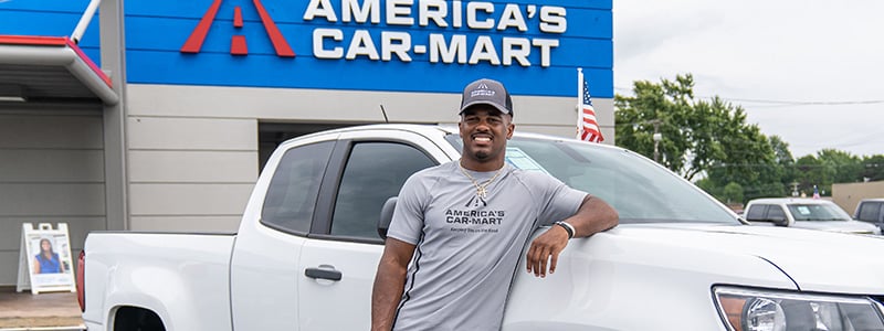 University of Arkansas student athlete, Jalen Catalon at America's Car-Mart