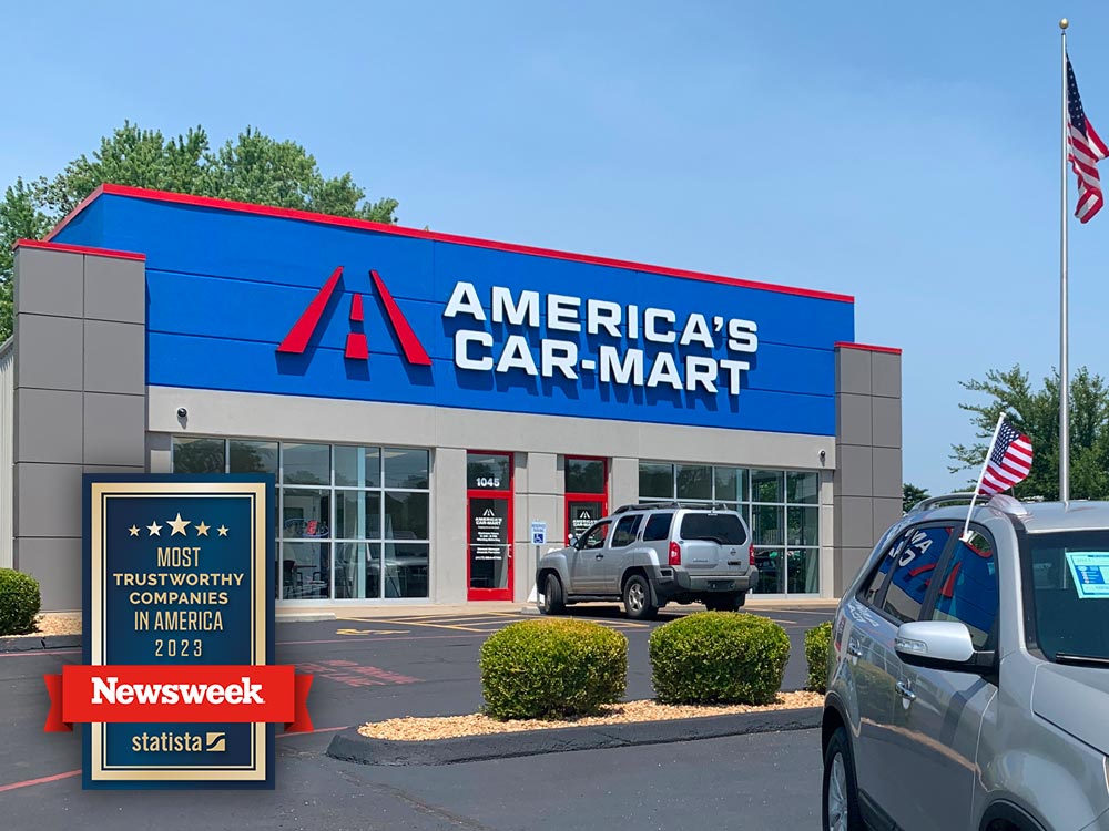 car-mart-newsweek Car-Mart Dealership with Trustworthy Company 2023 award