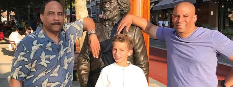 Three generations of Doug's. Doug Jr and Doug III visiting Doug Sr at work during a Florida trip in 2016