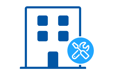 Recondition Facilities line style icon