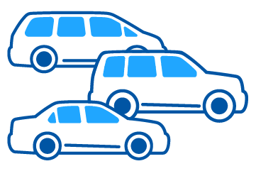 Car, SUV, Van, line style icon