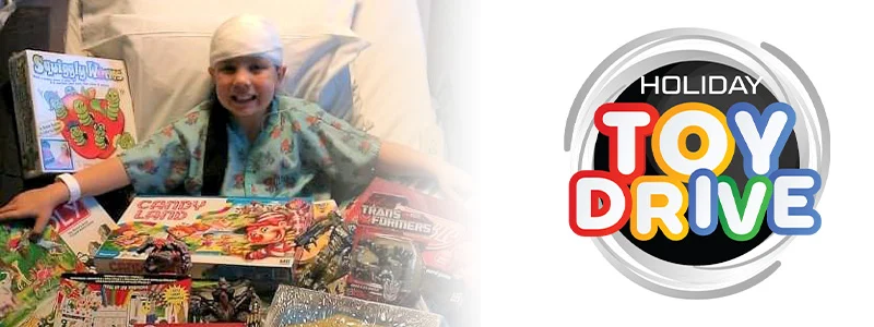 Helping children in the hospital with our 15th Annual Holiday Toy Drive